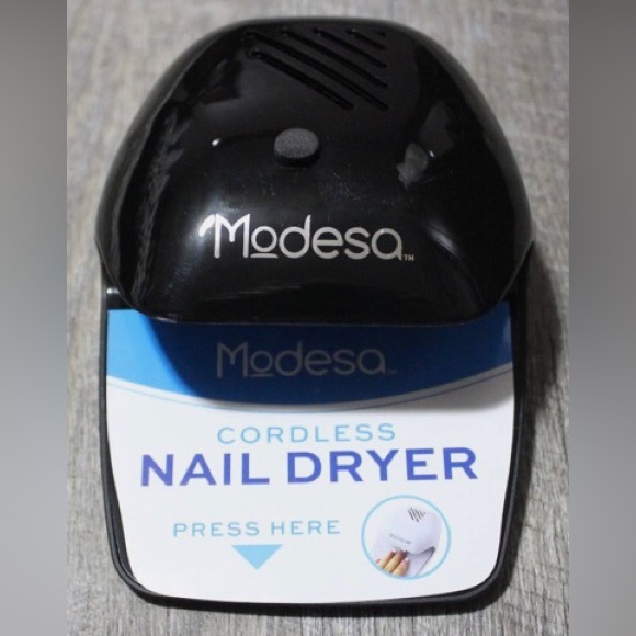 NEW! Modesa Cordless Nail Dryer BLACK Compact - Picture 4 of 4